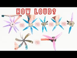 Noise Test: 8 vs 6 vs 4 vs 2 vs 6 vs 3 blades 5" FPV Drone - OCTOblade Propeller Hub