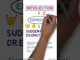 Interjections Explained in Just 60 Seconds! Part 9 | Parts of Speech 💥📚