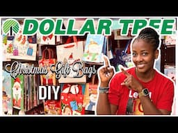 *NEW* Unbelievable Dollar Tree Christmas DIYs using Gift Bags 🛍️