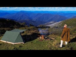 SOLO Camping in the Australian Mountains as a Traditional BUSHMAN