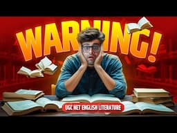 WARNING: Don't Start UGC NET English Literature 2025 Preparation Without Watching This Analysis!