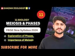 Meiosis Class 11th |Phases of Meiosis | Meiosis II| Federal Board Biology| Chapter 01