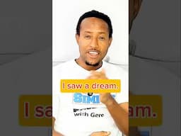 I saw a dream or I had a dream? #howtolearnenglishforbegginers #learnvocab #learningenglish