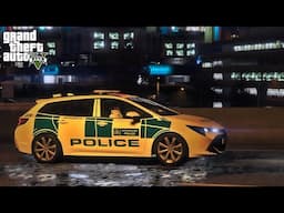 A Rainy Police Night Shift | UK GTA 5 LSPDFR Mod