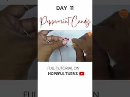 Vlogmas 2024 | Day 11 - Crochet Christmas Peppermint Candy  #crochet #crochetchristmasornaments