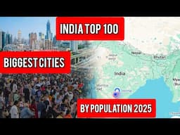 100 biggest cities india by population 2025 | #india100citiesbypopulation #100citiesindia