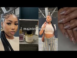 MAINTENANCE VLOG: PREP FOR VACATION (NYFW) | STITCH BRIADS + LASHES + NAILS & WAX