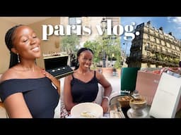 PARIS VLOG 🥐✨🤍 | luxury shopping, new van cleef, solo dining + more!