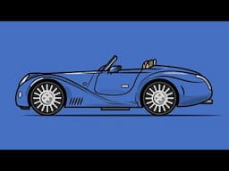 How to illustrate a classic car in Adobe Illustrator (Full tutorial)