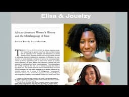 Part 4: Sexuality, Metalanguage of Race & African American Women's History Live Discussion