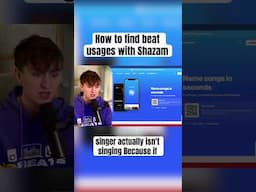 How to find beat usages with Shazam
