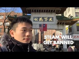 Steam got banned in China | Boston one day travel vlog | Taiwan fast food restaurant