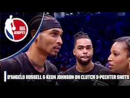 D'Angelo Russell & Keon Johnson on scoring 6 POINTS in under 6 SECONDS in Nets' win 🔥 | NBA on ESPN