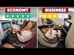 We Review Qatar Airways Economy vs Business Class