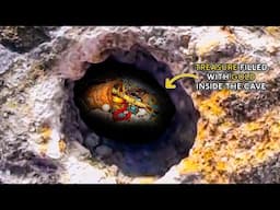 I found treasure filled with gold inside the Devil's Cave using treasure map and metal detector