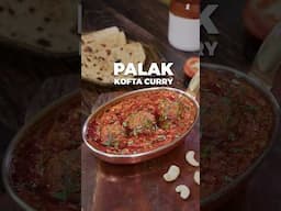 Palak Kofta Curry | Spinach Kofta Curry | Side Dish for Chapathi Roti #shorts #palakkoftacurry