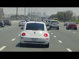 DUBAI - Driving Along The Sheikh Mohammed Bin Zayed Road 14-6-2024