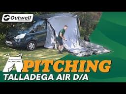 Outwell Talladega Air Awning Pitching & Packing Video