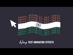 Animated Wavy Text Trail Effects using CSS & Javascript