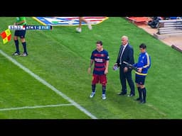 The Day Lionel Messi Substituted and Changed The Game For Barcelona