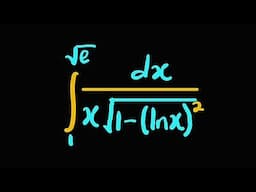 Definite integral | 1/x√(1-ln²x) wrt x