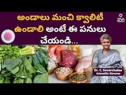 అండాల క్వాలిటీ పెరగడానికి చిట్కాలు | Tips To Improve Egg Quality Naturally | Dr C Suvarchala | Ziva