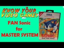 Sonic Genesis for the SEGA MASTER SYSTEM