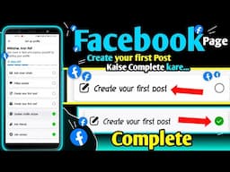 Create your first post Facebook problem