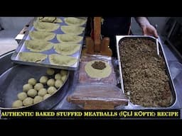 Authentic Baked Stuffed Meatballs (İcli Köfte) Recipe | Turkish Chef Ultimate Guide