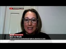 Dr Ronli Sifris interview with BBC World News on Roe V Wade