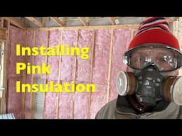 Installing Pink Insulation