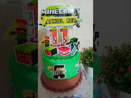 Minecraft cake #shortvideo #cake #cakelicious #shortvideo #goneviral #trendingshorts