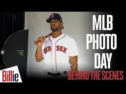 BEHIND The SCENES Photo Shoot: BOSTON RED SOX MLB Photo Day.