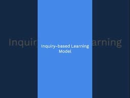 Inquiry based learning Model "#InquiryLearning #StdntInquiry #InquiryBasedTeaching #StDrivenLearning