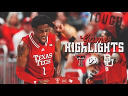 Texas Tech MBB  vs. Baylor: Highlights (W, 73-59) | Feb. 4 2025