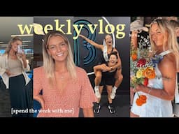 vlog: spend the week with me, full-time work, hens weekend