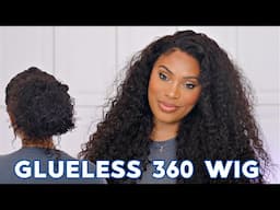 GLUELESS 360 WIG INVISIBLE BAND | OQ HAIR WIG TUTORIAL !!!