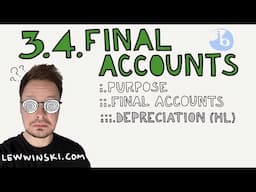 3.4 FINAL ACCOUNTS / IB BUSINESS MANAGEMENT / profit and loss account, balance sheet, depreciation