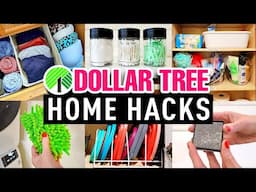 DOLLAR TREE HOME HACKS For REAL LIFE Organization & Storage Solutions!