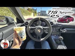 What It's Like to Live with a Porsche 718 Spyder RS (POV)