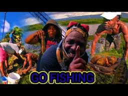 DEEP RIVER SPEARFISHING to HANDLINE FISHING, THE AMAZING CATCH AND COOK WITH YAM@CHEVYNATIONVLOGS