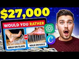 How to Create Quiz Videos & Make $10K/month On A New Channel - Would You Rather II