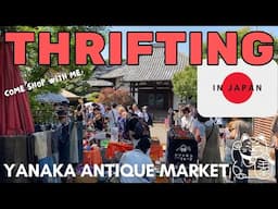 YANAKA ANTIQUE MARKET✨Laid Back Market in NIPPORI🎶Thrifting & Antiquing in Tokyo, JAPAN🇯🇵