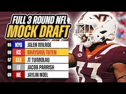 2025 NFL Mock Draft | Experts Picks & Predictions for Three Full Rounds