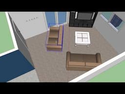 SketchUp #61: Rearranging Furniture