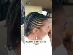 My Salon Cornrows Hairstyle after 3 Weeks