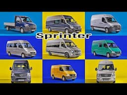 Mercedes-Benz Sprinter all generations - 30 years