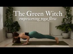 The Green Witch 🌿  empowering yoga to welcome in the New Year! 💚