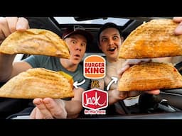 Burger King Tacos vs. Jack In The Box Tacos | *TASTE TEST & PICKING A WINNER* 🌮🚙