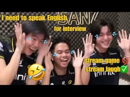 kiboy’s speaking English and make kairi laughs so hard | improve for interview … hahaha